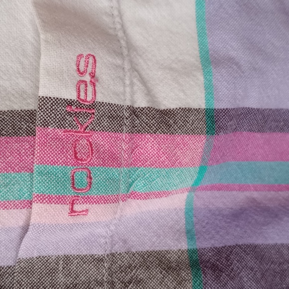 Rockies Western Wear size small plaid shirt - Picture 4 of 5